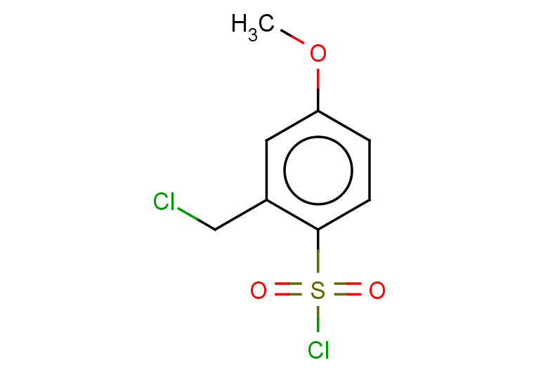 2-(chloromethyl)-4-methoxybenzene-1-sulfonyl chloride
