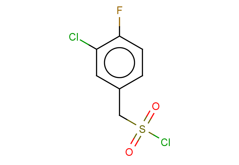 (3-chloro-4-fluorophenyl)methanesulfonyl chloride