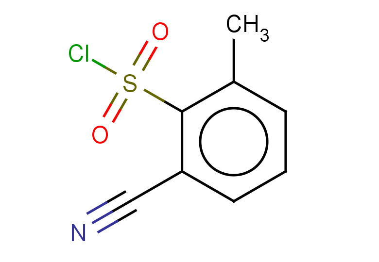 2-cyano-6-methylbenzene-1-sulfonyl chloride