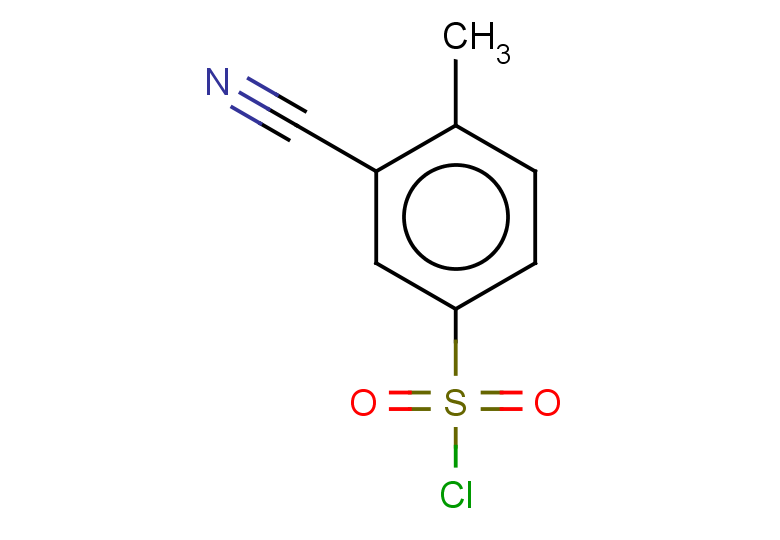 3-cyano-4-methylbenzene-1-sulfonyl chloride