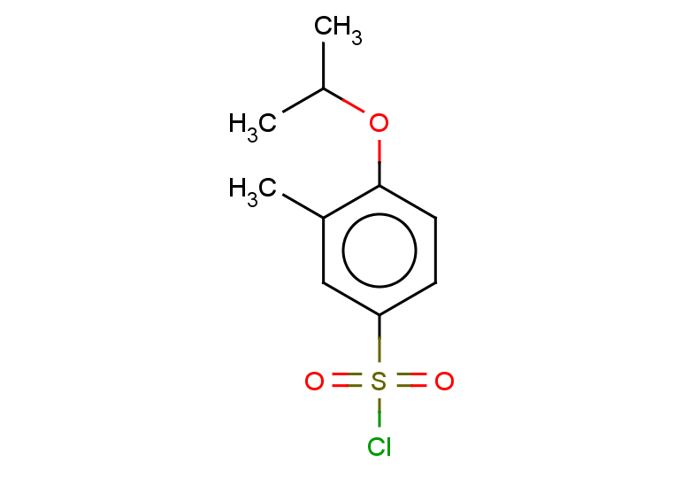 3-methyl-4-(propan-2-yloxy)benzene-1-sulfonyl chloride