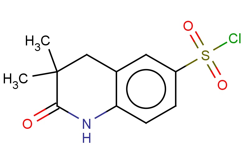 3,3-dimethyl-2-oxo-1,2,3,4-tetrahydroquinoline-6-sulfonyl chloride