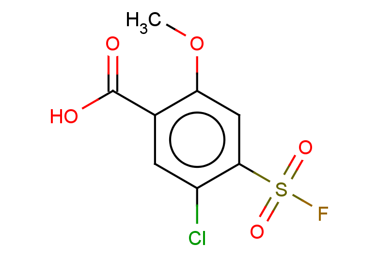 5-chloro-4-(fluorosulfonyl)-2-methoxybenzoic acid