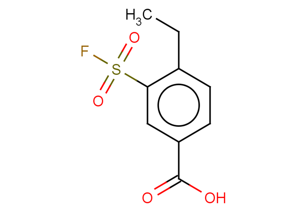 4-ethyl-3-(fluorosulfonyl)benzoic acid