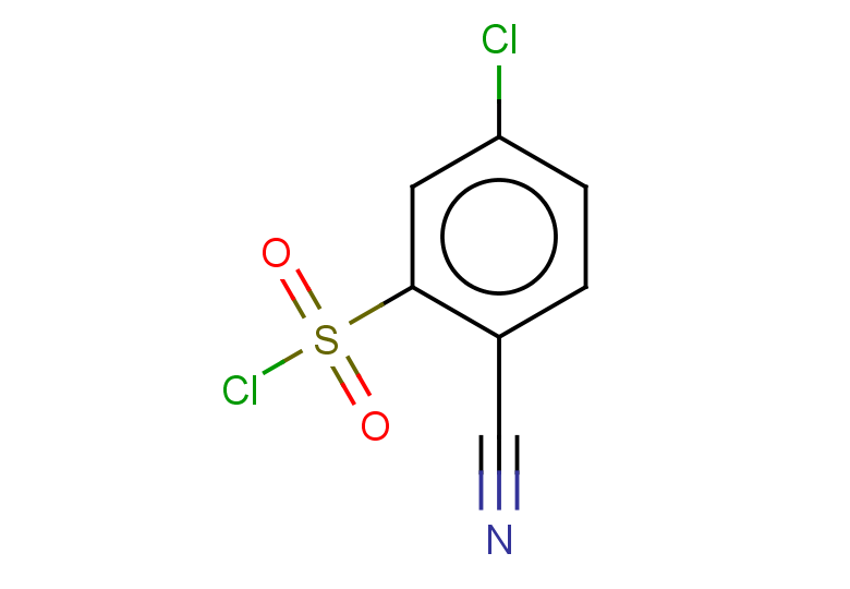 5-chloro-2-cyanobenzene-1-sulfonyl chloride