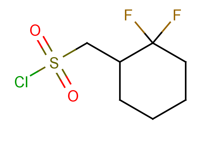 (2,2-difluorocyclohexyl)methanesulfonyl chloride