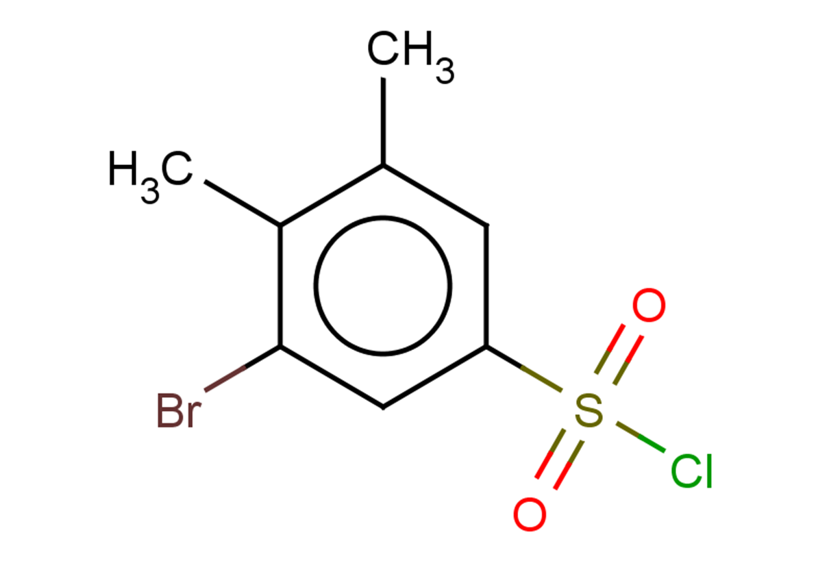 3-bromo-4,5-dimethylbenzene-1-sulfonyl chloride