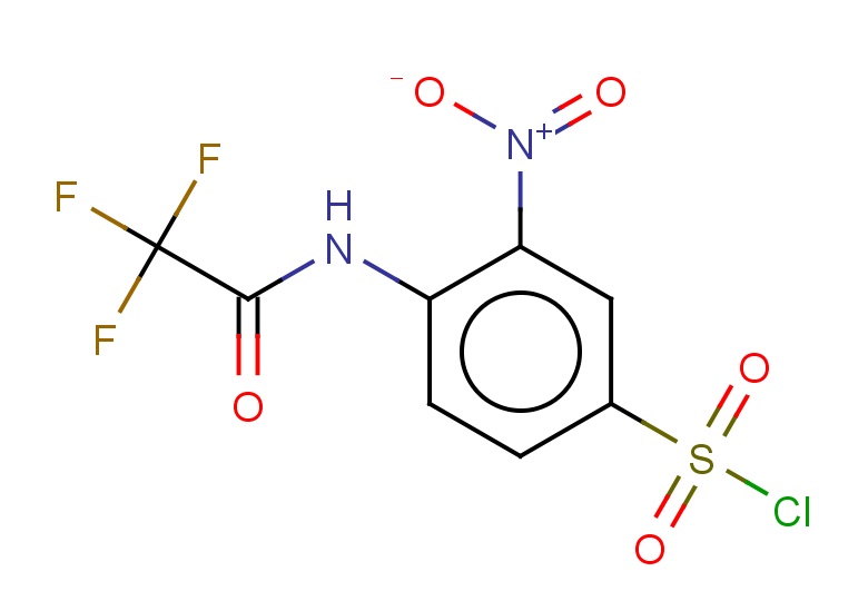 3-nitro-4-(trifluoroacetamido)benzene-1-sulfonyl chloride