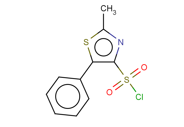 2-methyl-5-phenyl-1,3-thiazole-4-sulfonyl chloride