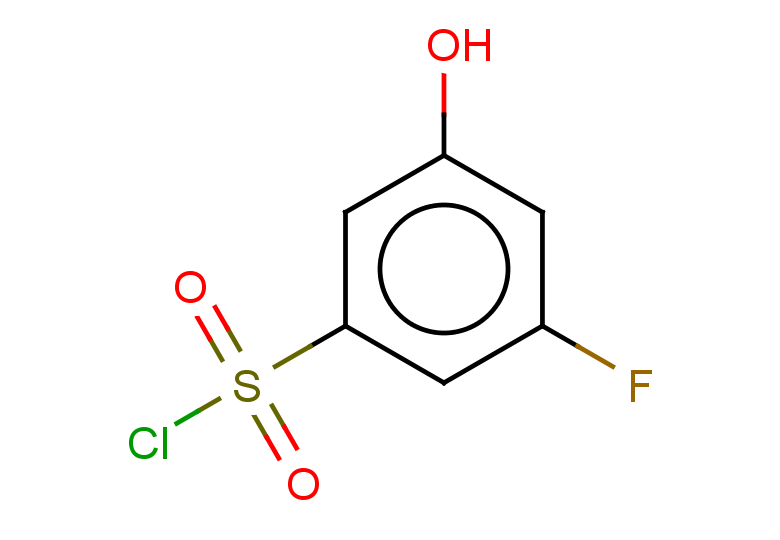 3-fluoro-5-hydroxybenzene-1-sulfonyl chloride