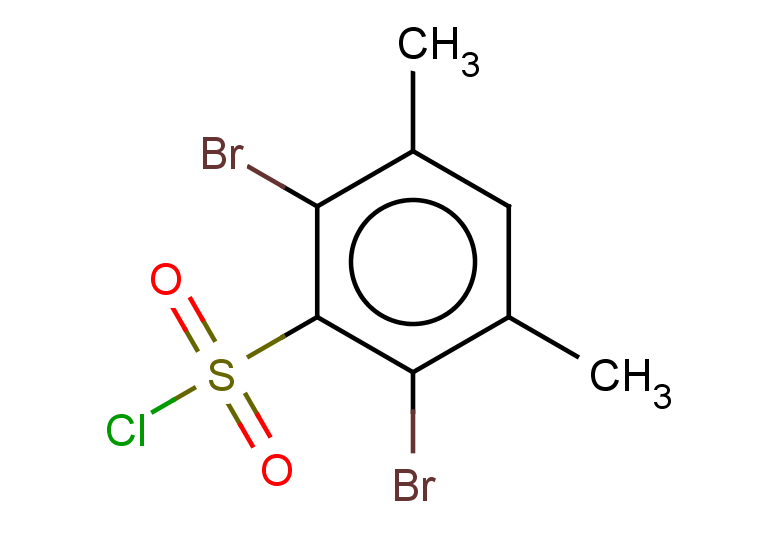 2,6-dibromo-3,5-dimethylbenzene-1-sulfonyl chloride