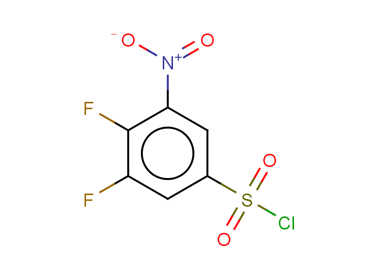 3,4-difluoro-5-nitrobenzene-1-sulfonyl chloride