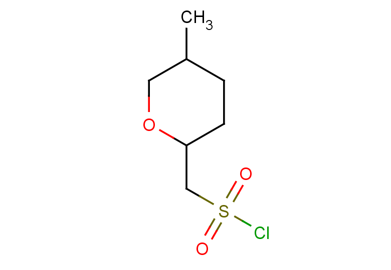 (5-methyloxan-2-yl)methanesulfonyl chloride, Mixture of diastereomers