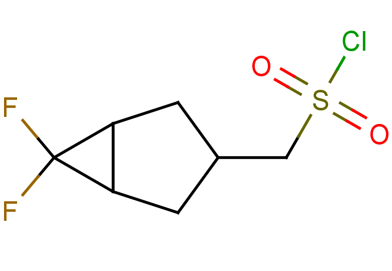 {6,6-difluorobicyclo[3.1.0]hexan-3-yl}methanesulfonyl chloride, Mixture of diastereomers