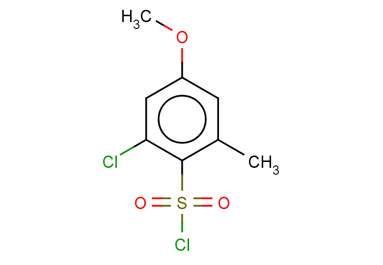 2-chloro-4-methoxy-6-methylbenzene-1-sulfonyl chloride