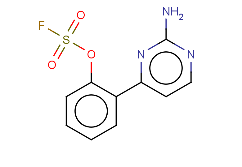 2-(2-aminopyrimidin-4-yl)phenyl sulfurofluoridate