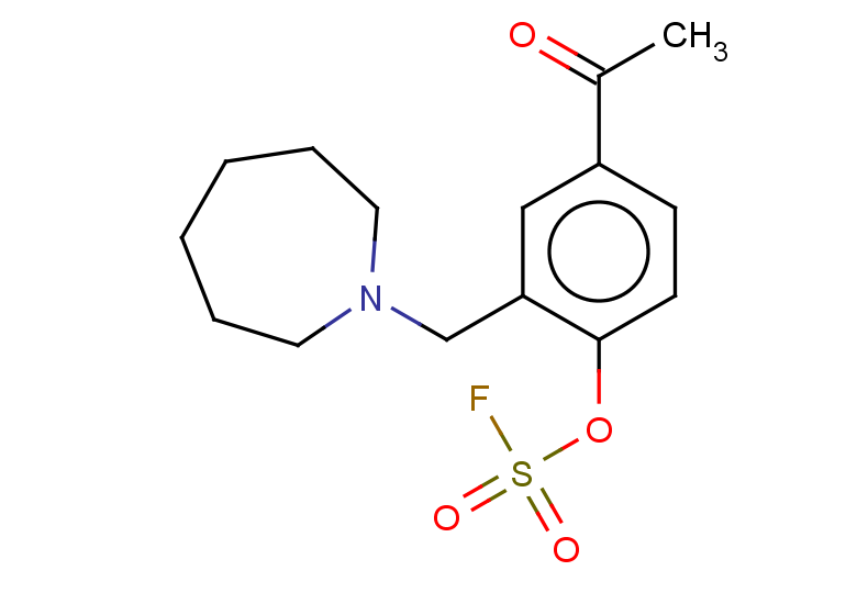 4-acetyl-2-[(azepan-1-yl)methyl]phenyl sulfurofluoridate