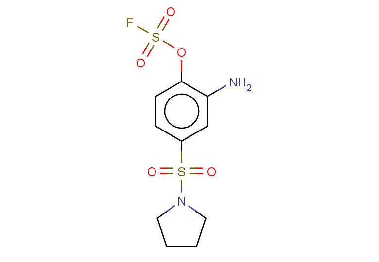 2-amino-4-(pyrrolidine-1-sulfonyl)phenyl fluoranesulfonate