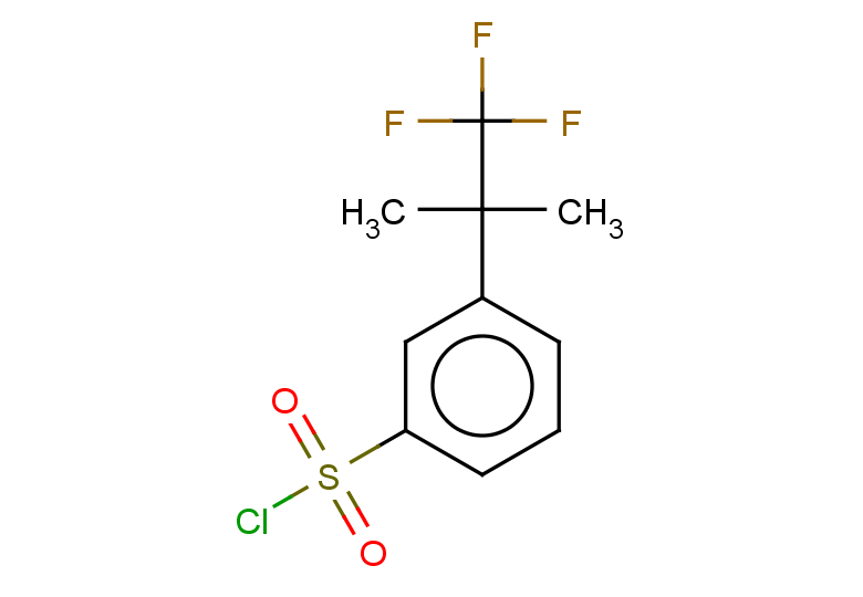 3-(1,1,1-trifluoro-2-methylpropan-2-yl)benzene-1-sulfonyl chloride