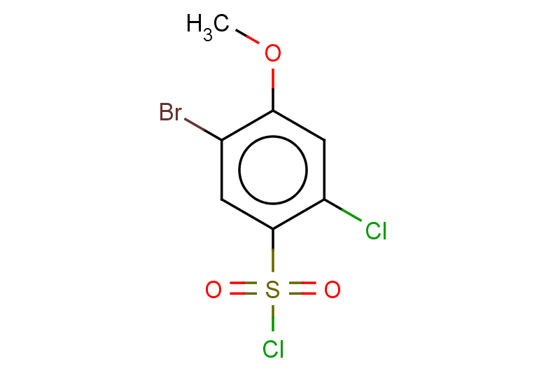 5-bromo-2-chloro-4-methoxybenzene-1-sulfonyl chloride