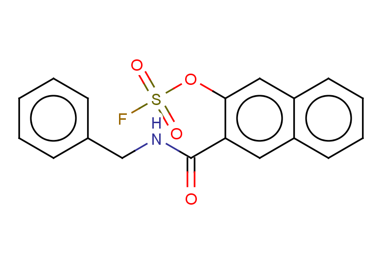 3-(benzylcarbamoyl)naphthalen-2-yl fluoranesulfonate