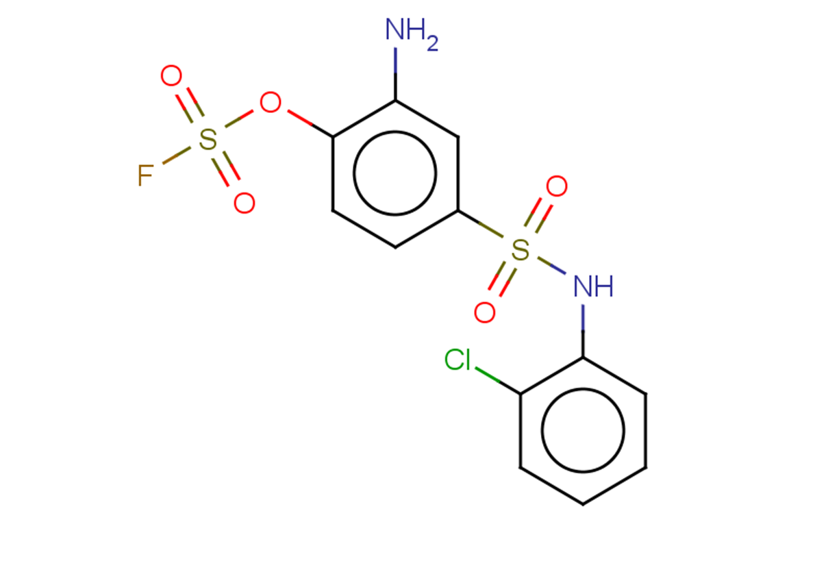 2-amino-4-[(2-chlorophenyl)sulfamoyl]phenyl sulfurofluoridate