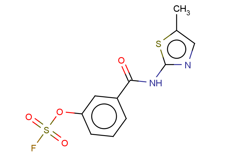 3-[(5-methyl-1,3-thiazol-2-yl)carbamoyl]phenyl fluoranesulfonate