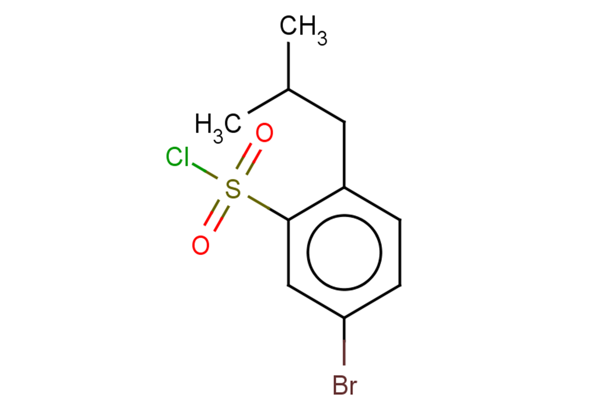 5-bromo-2-(2-methylpropyl)benzene-1-sulfonyl chloride