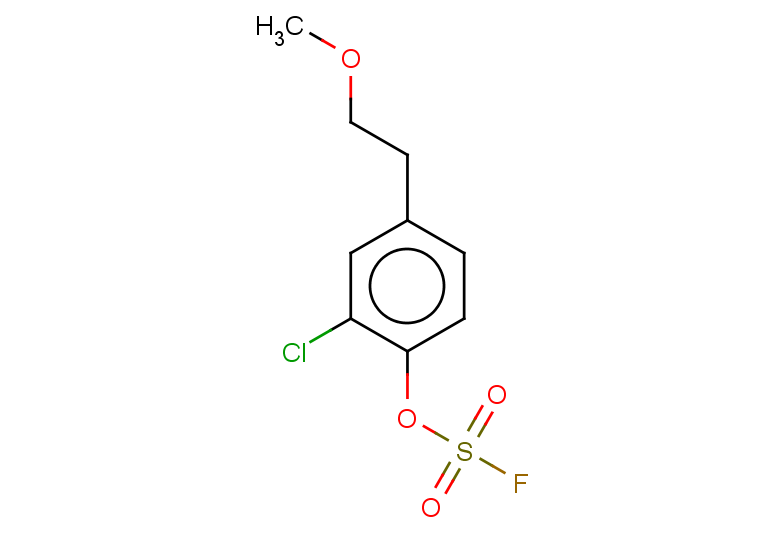 2-chloro-4-(2-methoxyethyl)phenyl fluoranesulfonate
