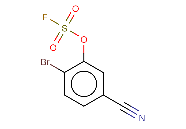 2-bromo-5-cyanophenyl fluoranesulfonate