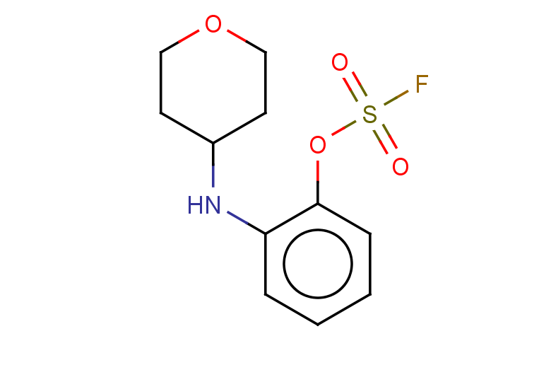 2-[(oxan-4-yl)amino]phenyl sulfurofluoridate
