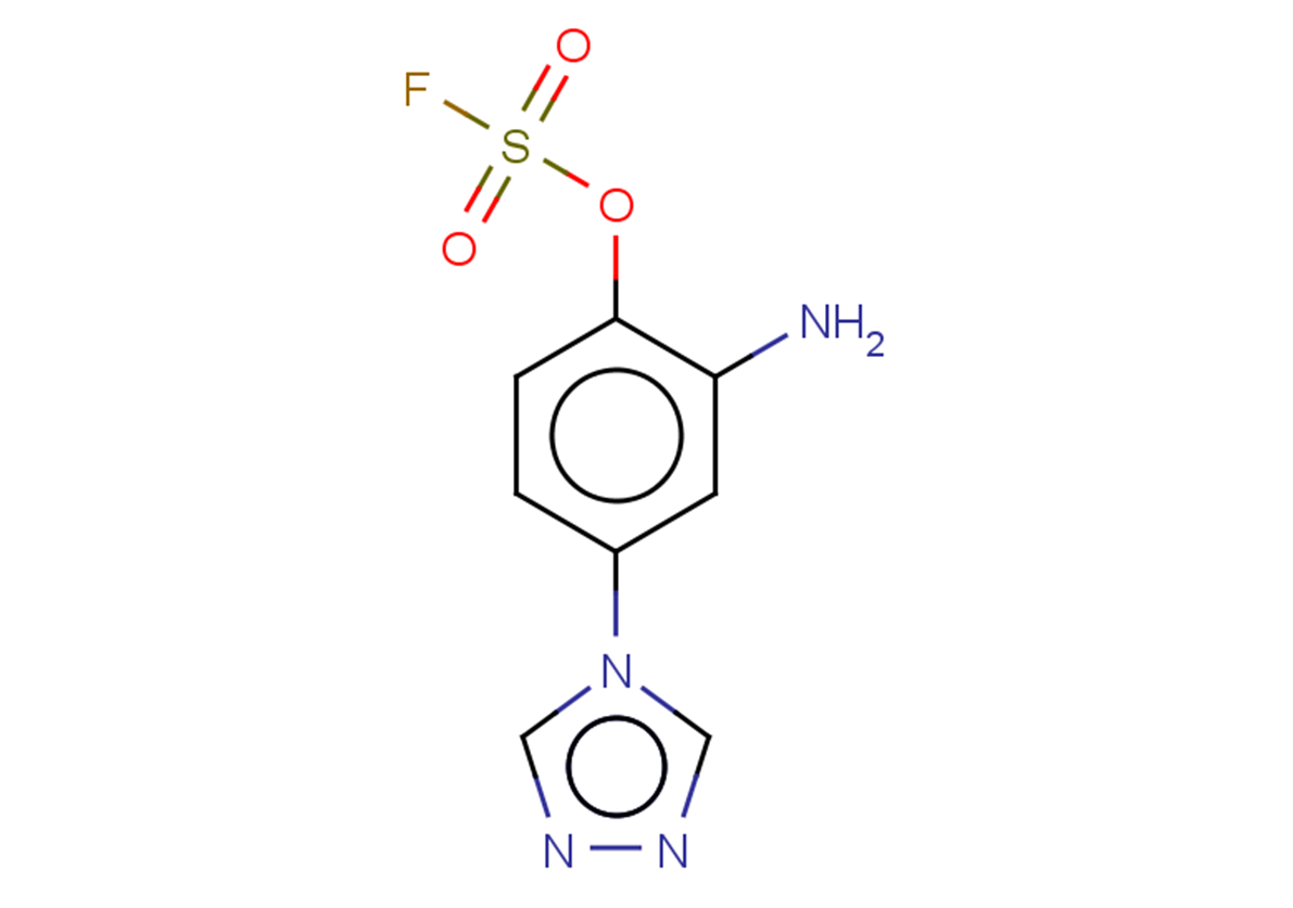 2-amino-4-(4H-1,2,4-triazol-4-yl)phenyl fluoranesulfonate