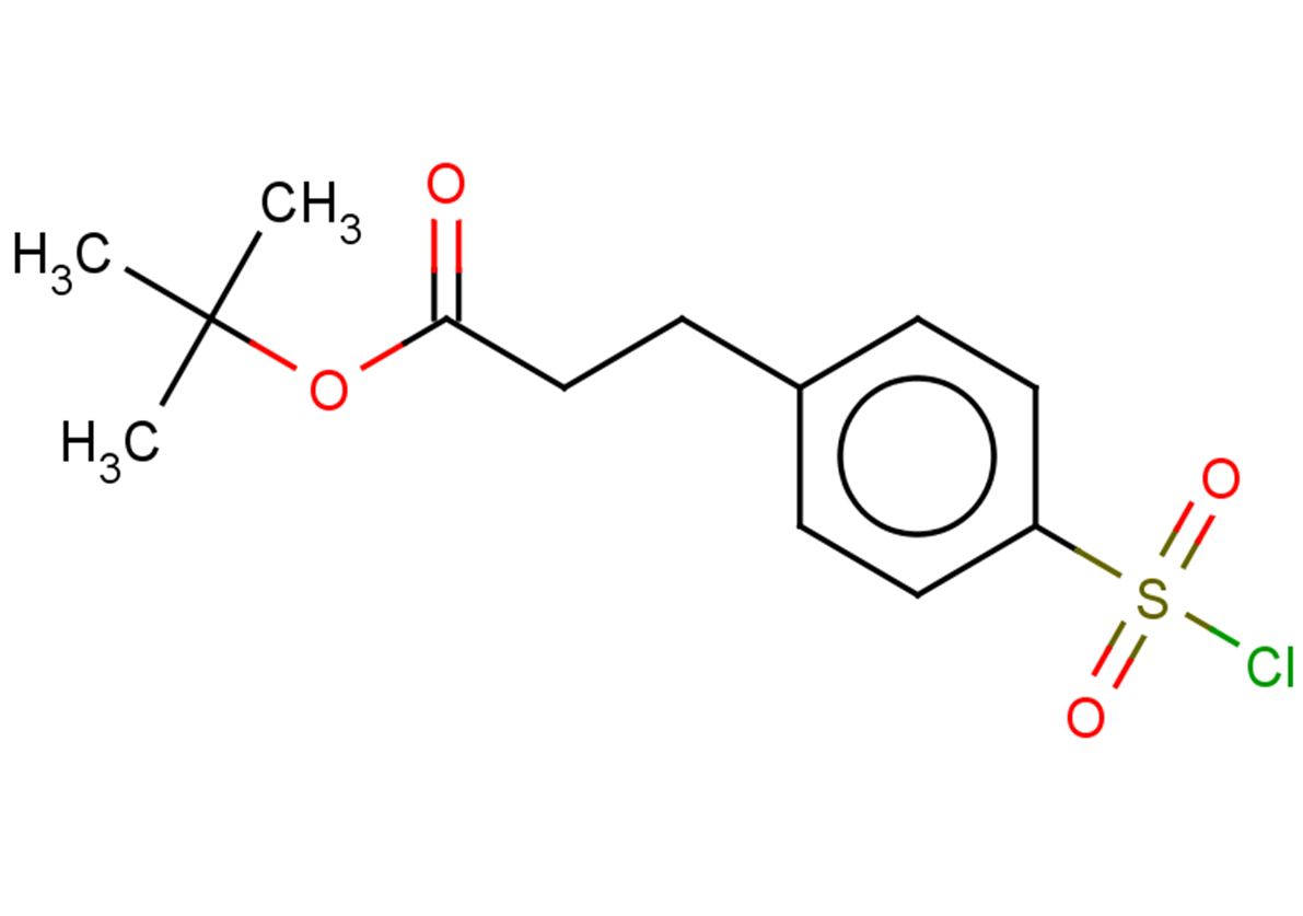 tert-butyl 3-[4-(chlorosulfonyl)phenyl]propanoate