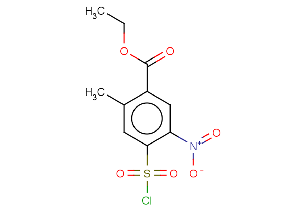 ethyl 4-(chlorosulfonyl)-2-methyl-5-nitrobenzoate