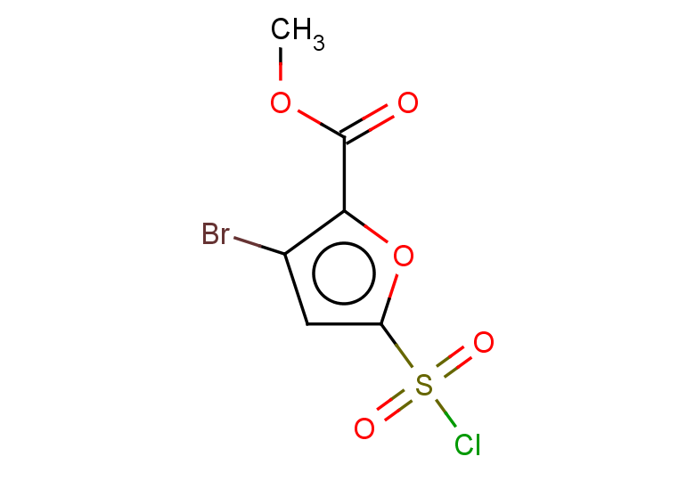 methyl 3-bromo-5-(chlorosulfonyl)furan-2-carboxylate