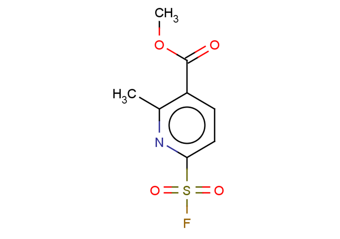 methyl 6-(fluorosulfonyl)-2-methylpyridine-3-carboxylate