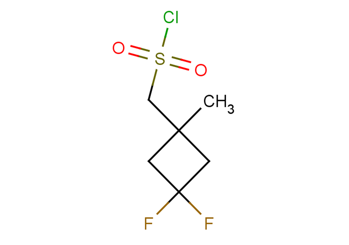 (3,3-difluoro-1-methylcyclobutyl)methanesulfonyl chloride