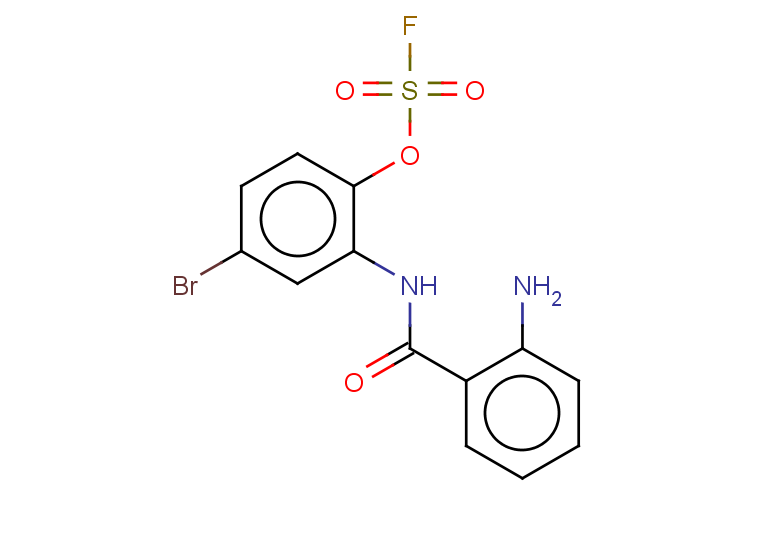2-(2-aminobenzamido)-4-bromophenyl sulfurofluoridate