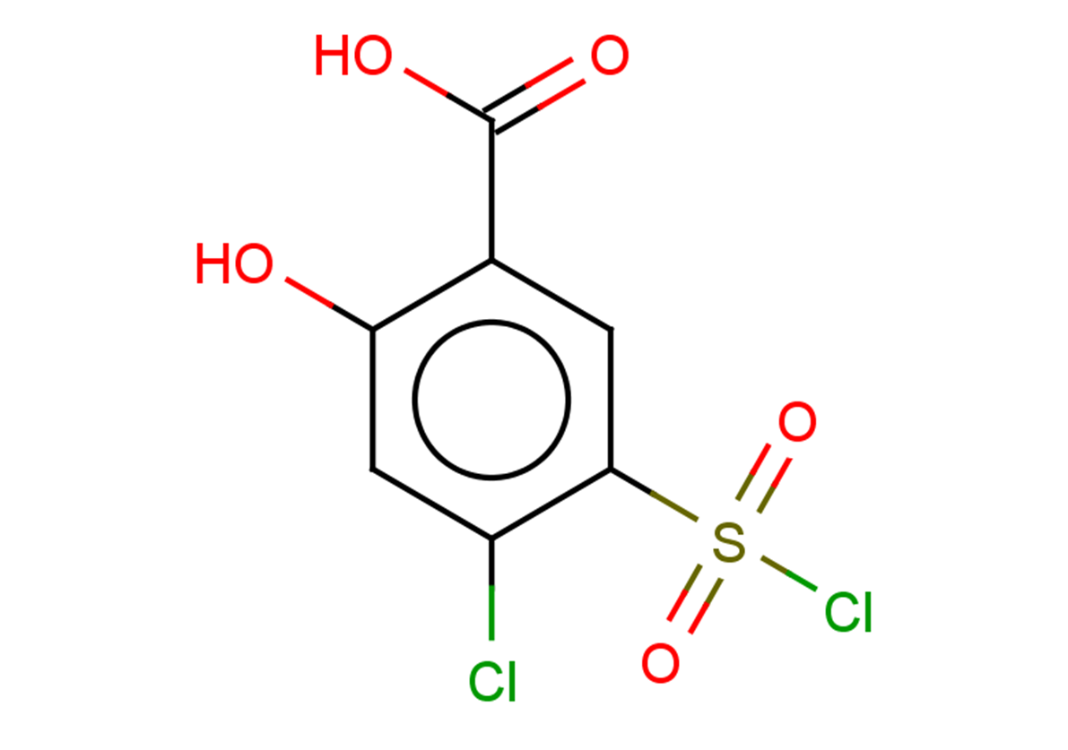 4-chloro-5-(chlorosulfonyl)-2-hydroxybenzoic acid