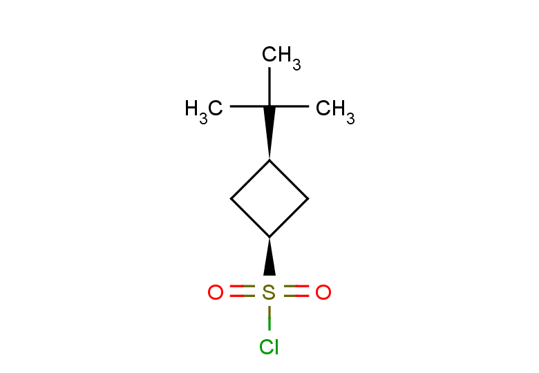 rac-(1s,3s)-3-tert-butylcyclobutane-1-sulfonyl chloride, cis