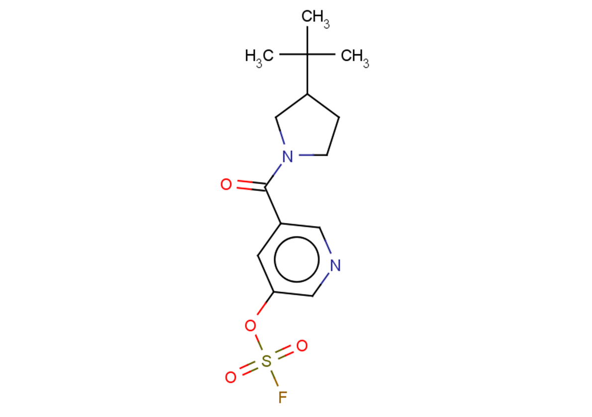 5-(3-tert-butylpyrrolidine-1-carbonyl)pyridin-3-yl sulfurofluoridate