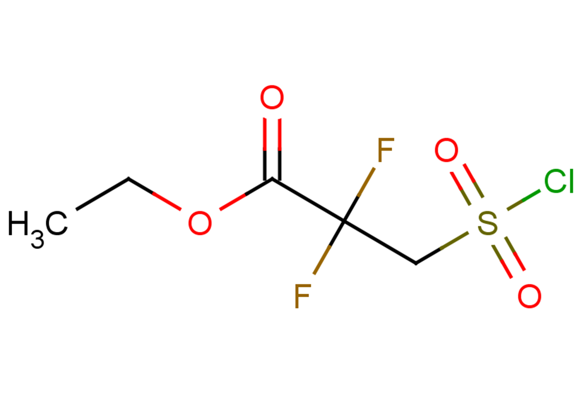 ethyl 3-(chlorosulfonyl)-2,2-difluoropropanoate