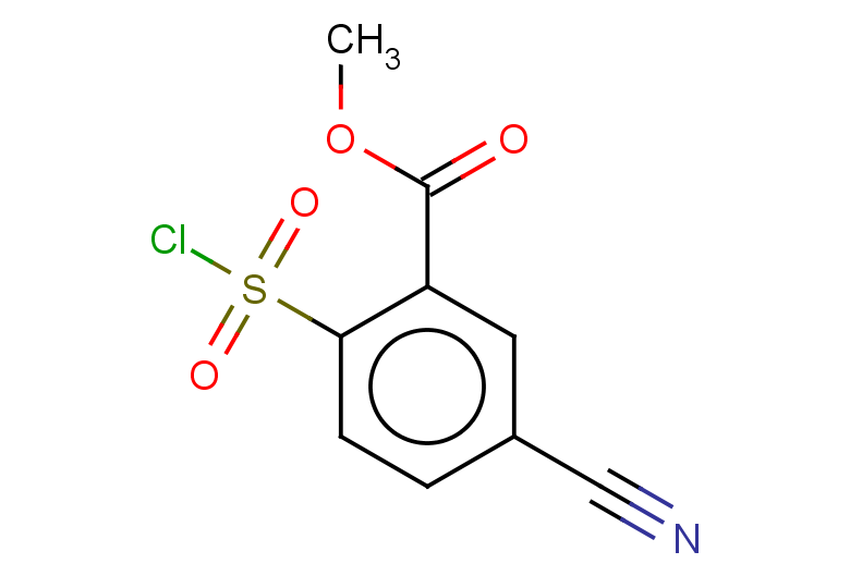 methyl 2-(chlorosulfonyl)-5-cyanobenzoate