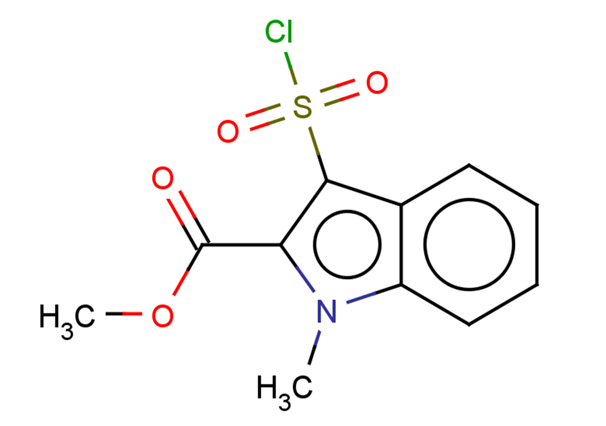 methyl 3-(chlorosulfonyl)-1-methyl-1H-indole-2-carboxylate