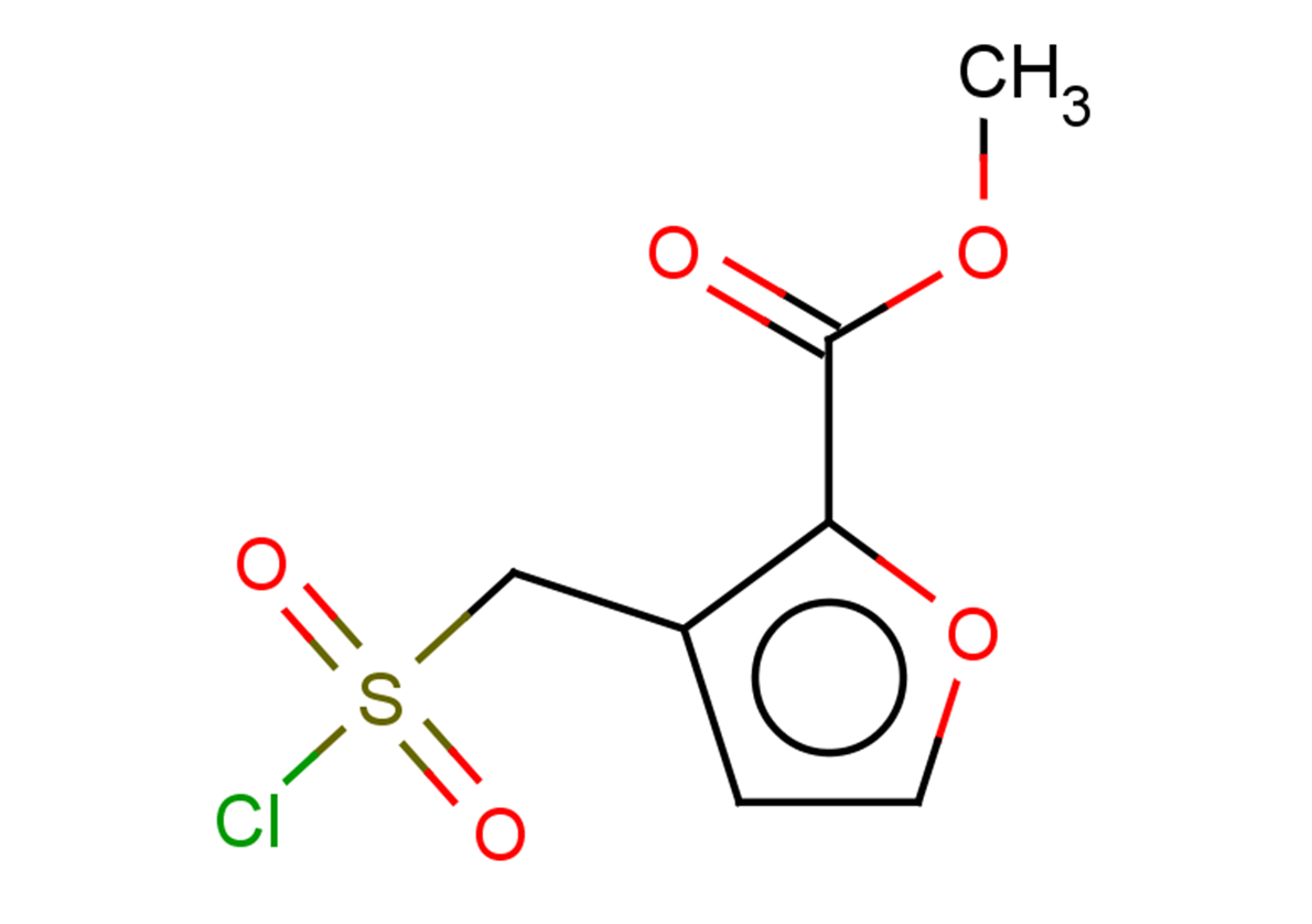 methyl 3-[(chlorosulfonyl)methyl]furan-2-carboxylate