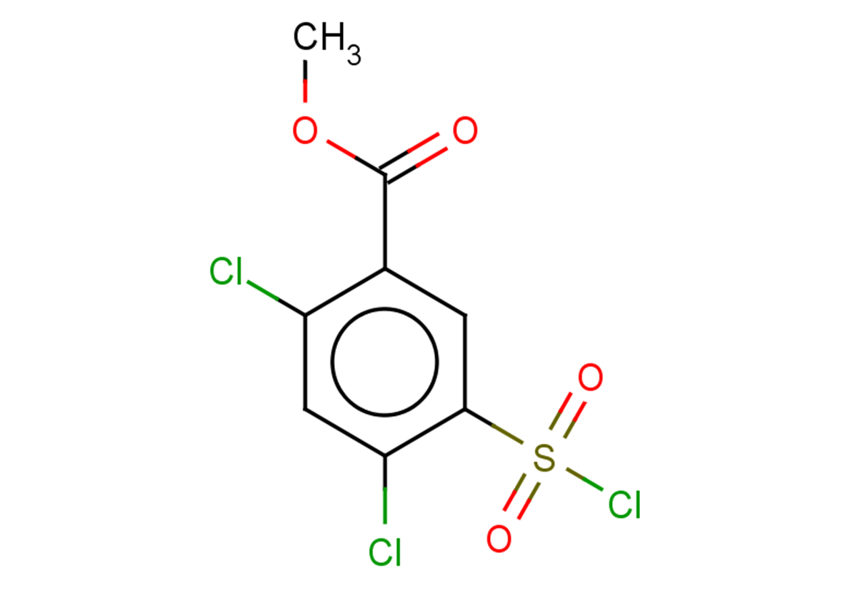 methyl 2,4-dichloro-5-(chlorosulfonyl)benzoate