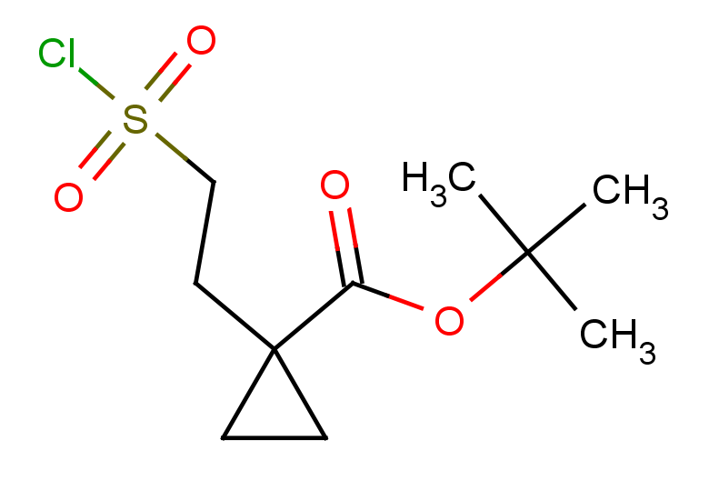 tert-butyl 1-[2-(chlorosulfonyl)ethyl]cyclopropane-1-carboxylate
