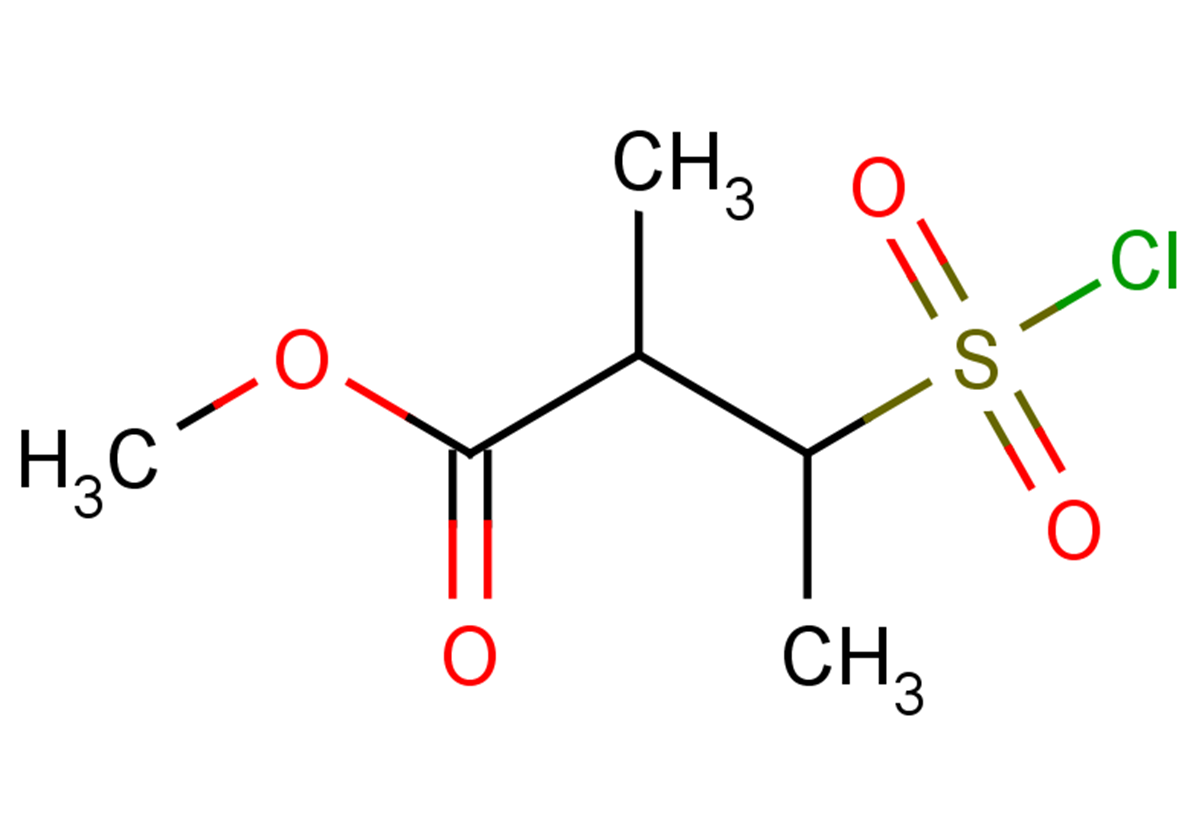 methyl 3-(chlorosulfonyl)-2-methylbutanoate