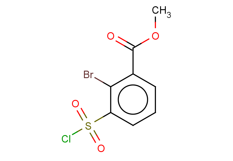 methyl 2-bromo-3-(chlorosulfonyl)benzoate