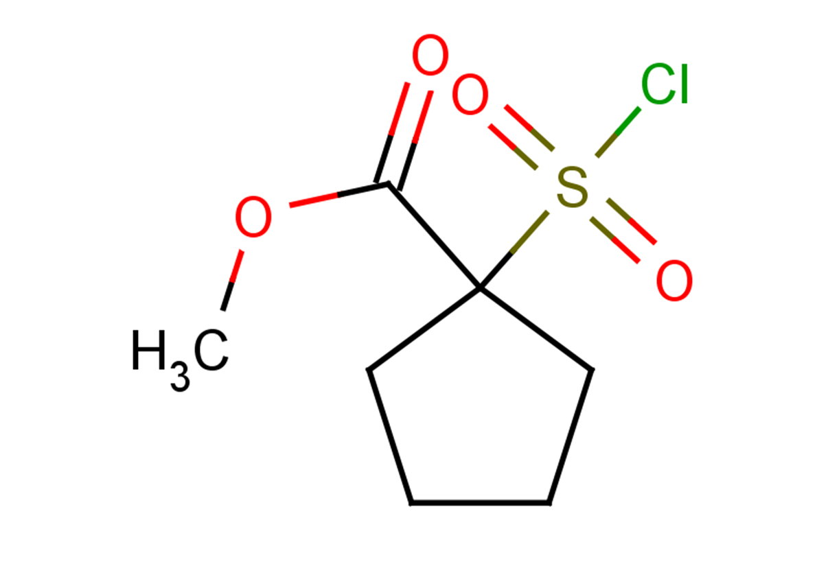 methyl 1-(chlorosulfonyl)cyclopentane-1-carboxylate